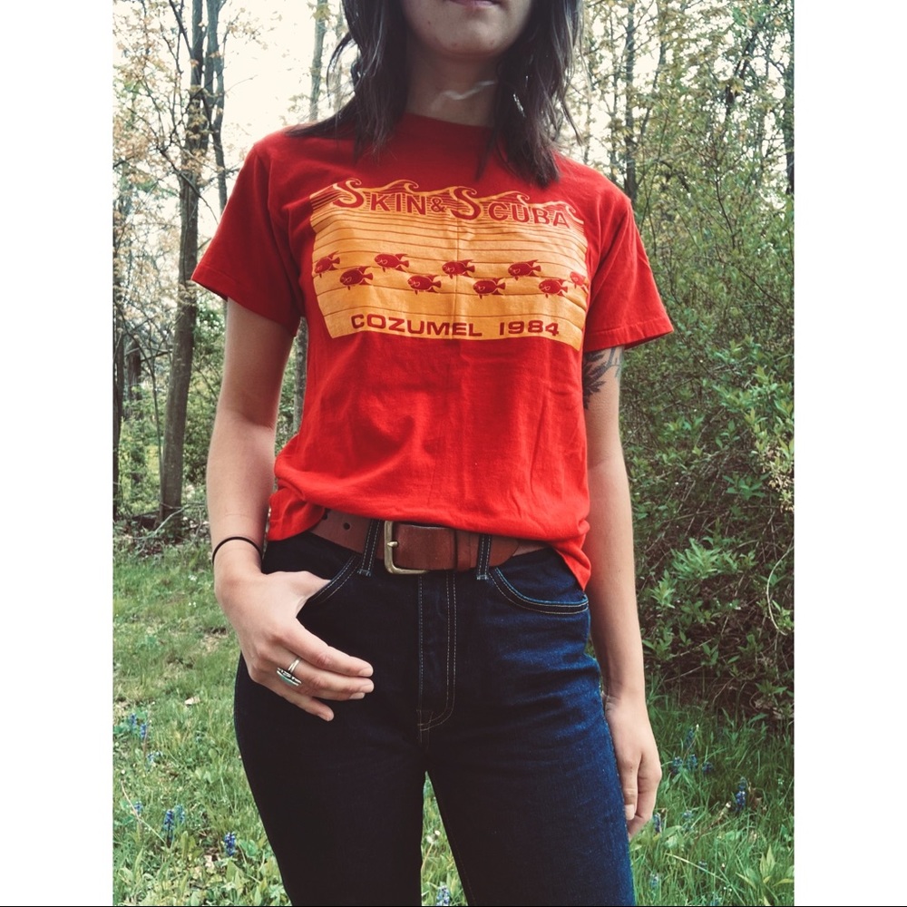 Vintage 1984 Cozumel 50/50 tee